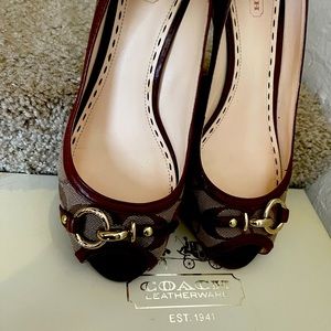 Coach shoe wedge size 8.5